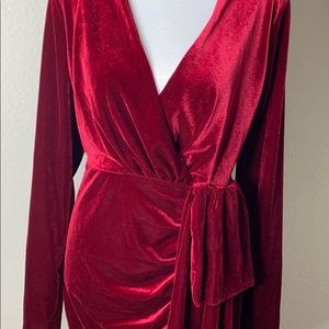 Red Velvet Dress SOLD
